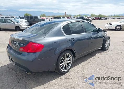 2007 Infiniti G35 Sport из США, поврежденный, VIN JNKBV61E37M722345